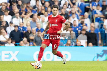 2023-08-13 - Liverpool midfielder Dominik Szoboszlai (8) during the English championship Premier League football match between Chelsea and Liverpool on 13 August 2023 at Stamford Bridge in London, England - FOOTBALL - ENGLISH CHAMP - CHELSEA V LIVERPOOL - ENGLISH PREMIER LEAGUE - SOCCER