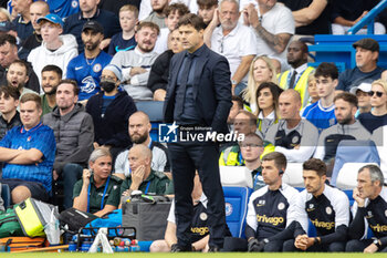 2023-08-13 - Chelsea manager Mauricio Pochettino during the English championship Premier League football match between Chelsea and Liverpool on 13 August 2023 at Stamford Bridge in London, England - FOOTBALL - ENGLISH CHAMP - CHELSEA V LIVERPOOL - ENGLISH PREMIER LEAGUE - SOCCER