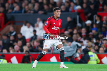 2023-08-14 - Manchester United forward Jadon Sancho during the English championship Premier League football match between Manchester United and Wolverhampton Wanderers on 14 August 2023 at Old Trafford in Manchester, England - FOOTBALL - ENGLISH CHAMP - MANCHESTER UNITED V WOLVERHAMPTON - ENGLISH PREMIER LEAGUE - SOCCER