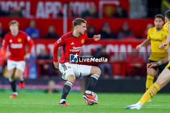 2023-08-14 - Manchester United midfielder Mason Mount during the English championship Premier League football match between Manchester United and Wolverhampton Wanderers on 14 August 2023 at Old Trafford in Manchester, England - FOOTBALL - ENGLISH CHAMP - MANCHESTER UNITED V WOLVERHAMPTON - ENGLISH PREMIER LEAGUE - SOCCER