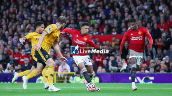 2023-08-14 - Manchester United forward Jadon Sancho (25), Manchester United forward Marcus Rashford (10) during the English championship Premier League football match between Manchester United and Wolverhampton Wanderers on 14 August 2023 at Old Trafford in Manchester, England - FOOTBALL - ENGLISH CHAMP - MANCHESTER UNITED V WOLVERHAMPTON - ENGLISH PREMIER LEAGUE - SOCCER