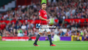 2023-08-14 - Manchester United midfielder Casemiro during the English championship Premier League football match between Manchester United and Wolverhampton Wanderers on 14 August 2023 at Old Trafford in Manchester, England - FOOTBALL - ENGLISH CHAMP - MANCHESTER UNITED V WOLVERHAMPTON - ENGLISH PREMIER LEAGUE - SOCCER