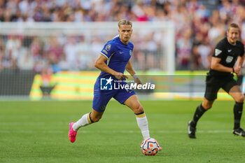2023-08-20 - Chelsea midfielder Mykhaylo Mudryk during the English championship Premier League football match between West Ham United and Chelsea on 20 August 2023 at the London Stadium in London, England - FOOTBALL - ENGLISH CHAMP - WEST HAM V CHELSEA - ENGLISH PREMIER LEAGUE - SOCCER