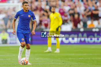 2023-08-20 - Chelsea defender Thiago Silva during the English championship Premier League football match between West Ham United and Chelsea on 20 August 2023 at the London Stadium in London, England - FOOTBALL - ENGLISH CHAMP - WEST HAM V CHELSEA - ENGLISH PREMIER LEAGUE - SOCCER