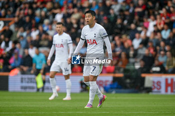 2023-08-26 - Son Heung-Min (7) of Tottenham Hotspur during the English championship Premier League football match between Bournemouth and Tottenham Hotspur on 26 August 2023 at the Vitality Stadium in Bournemouth, England - FOOTBALL - ENGLISH CHAMP - BOURNEMOUTH V TOTTENHAM - ENGLISH PREMIER LEAGUE - SOCCER