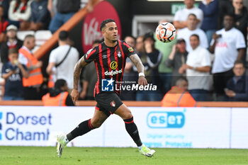 2023-08-26 - Justin Kluivert (19) of AFC Bournemouth during the English championship Premier League football match between Bournemouth and Tottenham Hotspur on 26 August 2023 at the Vitality Stadium in Bournemouth, England - FOOTBALL - ENGLISH CHAMP - BOURNEMOUTH V TOTTENHAM - ENGLISH PREMIER LEAGUE - SOCCER
