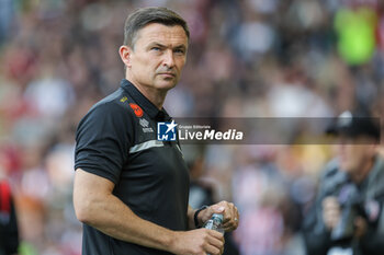 2023-08-27 - Paul Heckingbottom manager of Sheffield United during the English championship Premier League football match between Sheffield United and Manchester City on 27 August 2023 at Bramall Lane in Sheffield, England - FOOTBALL - ENGLISH CHAMP - SHEFFIELD V MANCHESTER CITY - ENGLISH PREMIER LEAGUE - SOCCER
