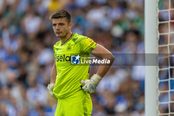 2023-09-02 - Newcastle United goalkeeper Nick Pope during the Premier League match between Brighton and Hove Albion and Newcastle United at the American Express Stadium, Brighton and Hove, England on 2 September 2023. Photo Jane Stokes / Pro Sports Images / DPPI - FOOTBALL - ENGLISH CHAMP - BRIGHTON V NEWCASTLE - ENGLISH PREMIER LEAGUE - SOCCER