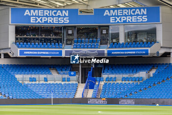 2023-09-02 - General view of the American Express Community Stadium during the Premier League match between Brighton and Hove Albion and Newcastle United at the American Express Stadium, Brighton and Hove, England on 2 September 2023. Photo Jane Stokes / Pro Sports Images / DPPI - FOOTBALL - ENGLISH CHAMP - BRIGHTON V NEWCASTLE - ENGLISH PREMIER LEAGUE - SOCCER