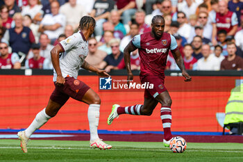 2023-09-16 - Michail Antonio (9) of West Ham during the Premier League match between West Ham United and Manchester City at the London Stadium, London, England on 16 September 2023. Photo Nigel Keene/ProSportsImages / DPPI - FOOTBALL - ENGLISH CHAMP - WEST HAM V MANCHESTER CITY - ENGLISH PREMIER LEAGUE - SOCCER