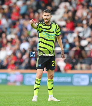 2023-09-30 - Jorginho (20) of Arsenal during the English championship Premier League football match between Bournemouth and Arsenal on 30 September 2023 at the Vitality Stadium in Bournemouth, England - FOOTBALL - ENGLISH CHAMP - BOURNEMOUTH V ARSENAL - ENGLISH PREMIER LEAGUE - SOCCER