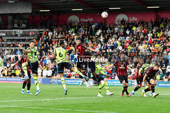2023-09-30 - Ben White (4) of Arsenal scores the fourth goal 0-4 during the English championship Premier League football match between Bournemouth and Arsenal on 30 September 2023 at the Vitality Stadium in Bournemouth, England - FOOTBALL - ENGLISH CHAMP - BOURNEMOUTH V ARSENAL - ENGLISH PREMIER LEAGUE - SOCCER