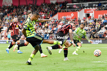 2023-09-30 - Gabriel Jesus (9) of Arsenal during the English championship Premier League football match between Bournemouth and Arsenal on 30 September 2023 at the Vitality Stadium in Bournemouth, England - FOOTBALL - ENGLISH CHAMP - BOURNEMOUTH V ARSENAL - ENGLISH PREMIER LEAGUE - SOCCER