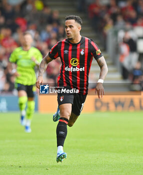 2023-09-30 - Justin Kluivert (19) of AFC Bournemouth during the English championship Premier League football match between Bournemouth and Arsenal on 30 September 2023 at the Vitality Stadium in Bournemouth, England - FOOTBALL - ENGLISH CHAMP - BOURNEMOUTH V ARSENAL - ENGLISH PREMIER LEAGUE - SOCCER