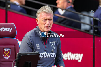 2023-10-09 - David Moyes Manager of West Ham during the English championship Premier League football match between West Ham United and Newcastle United on 8 October 2023 at the London Stadium in London, England - FOOTBALL - ENGLISH CHAMP - WEST HAM V NEWCASTLE - ENGLISH PREMIER LEAGUE - SOCCER