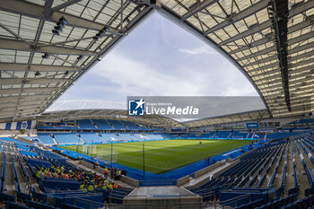 2023-10-08 - General view during the English championship Premier League football match between Brighton and Hove Albion and Liverpool on 8 October 2023 at the American Express Stadium in Brighton and Hove, England - FOOTBALL - ENGLISH CHAMP - BRIGHTON V LIVERPOOL - ENGLISH PREMIER LEAGUE - SOCCER