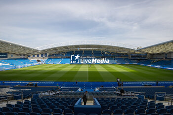 2023-10-08 - General view during the English championship Premier League football match between Brighton and Hove Albion and Liverpool on 8 October 2023 at the American Express Stadium in Brighton and Hove, England - FOOTBALL - ENGLISH CHAMP - BRIGHTON V LIVERPOOL - ENGLISH PREMIER LEAGUE - SOCCER