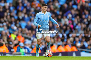 2023-10-21 - Phil Foden (47) of Manchester City during the English championship Premier League football match between Manchester City and Brighton and Hove Albion on 21 October 2023 at the Etihad Stadium in Manchester, England - FOOTBALL - ENGLISH CHAMP - MANCHESTER CITY V BRIGHTON - ENGLISH PREMIER LEAGUE - SOCCER