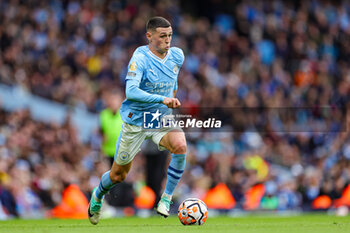 2023-10-21 - Phil Foden (47) of Manchester City during the English championship Premier League football match between Manchester City and Brighton and Hove Albion on 21 October 2023 at the Etihad Stadium in Manchester, England - FOOTBALL - ENGLISH CHAMP - MANCHESTER CITY V BRIGHTON - ENGLISH PREMIER LEAGUE - SOCCER