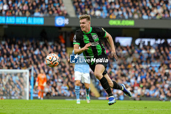 2023-10-21 - Evan Ferguson (28) of Brighton & Hove Albion during the English championship Premier League football match between Manchester City and Brighton and Hove Albion on 21 October 2023 at the Etihad Stadium in Manchester, England - FOOTBALL - ENGLISH CHAMP - MANCHESTER CITY V BRIGHTON - ENGLISH PREMIER LEAGUE - SOCCER