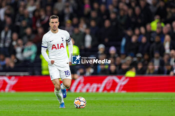2023-10-23 - Giovani Lo Celso (18) of Tottenham during the English championship Premier League football match between Tottenham Hotspur and Fulham on 23 October 2023 at Tottenham Hotspur Stadium in London, England - FOOTBALL - ENGLISH CHAMP - TOTTENHAM V FULHAM - ENGLISH PREMIER LEAGUE - SOCCER