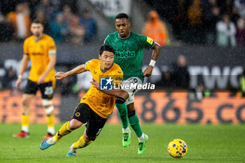 2023-10-28 - Wolverhampton Wanderers forward Hwang Hee-Chan during the English championship Premier League football match between Wolverhampton Wanderers and Newcastle United on 28 October 2023 at Molineux in Wolverhampton, England - FOOTBALL - ENGLISH CHAMP - WOLVERHAMPTON V NEWCASTLE - ENGLISH PREMIER LEAGUE - SOCCER