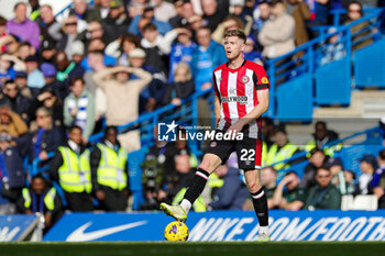 2023-10-29 - Nathan Collins (22) of Brentford during the English championship Premier League football match between Chelsea and Brentford on 28 October 2023 at Stamford Bridge in London, England - FOOTBALL - ENGLISH CHAMP - CHELSEA V BRENTFORD - ENGLISH PREMIER LEAGUE - SOCCER