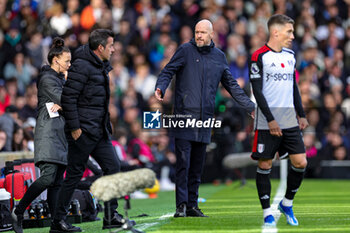 2023-11-04 - Erik ten Hag Manager of Manchester United during the English championship Premier League football match between Fulham and Manchester United on 4 November 2023 at Craven Cottage in London, England - FOOTBALL - ENGLISH CHAMP - FULHAM V MANCHESTER UNITED - ENGLISH PREMIER LEAGUE - SOCCER