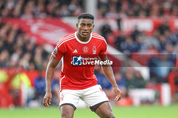 2023-11-05 - Taiwo Awoniyi (9) of Nottingham Forest during the English championship Premier League football match between Nottingham Forest and Aston Villa on 5 November 2023 at the City Ground in Nottingham, England - FOOTBALL - ENGLISH CHAMP - NOTTINGHAM FOREST V ASTON VILLA - ENGLISH PREMIER LEAGUE - SOCCER