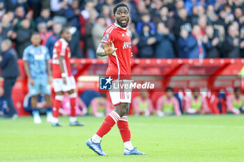 2023-11-05 - Orel Mangala (5) of Nottingham Forest scores and celebrates 2-0 during the English championship Premier League football match between Nottingham Forest and Aston Villa on 5 November 2023 at the City Ground in Nottingham, England - FOOTBALL - ENGLISH CHAMP - NOTTINGHAM FOREST V ASTON VILLA - ENGLISH PREMIER LEAGUE - SOCCER