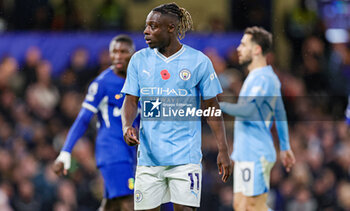 2023-11-13 - Jeremy Doku (11) of Manchester City during the English championship Premier League football match between Chelsea and Manchester City on 12 November 2023 at Stamford Bridge in London, England - FOOTBALL - ENGLISH CHAMP - CHELSEA V MANCHESTER CITY - ENGLISH PREMIER LEAGUE - SOCCER