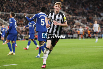 2023-11-25 - Anthony Gordon of Newcastle celebrates his goal 4-1 during the English championship Premier League football match between Newcastle United and Chelsea on 25 November 2023 at St James's Park in Newcastle, England - FOOTBALL - ENGLISH CHAMP - NEWCASTLE V CHELSEA - ENGLISH PREMIER LEAGUE - SOCCER