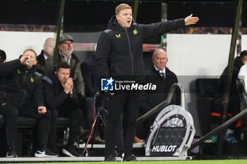 2023-11-25 - Newcastle Manager Eddie Howe during the English championship Premier League football match between Newcastle United and Chelsea on 25 November 2023 at St James's Park in Newcastle, England - FOOTBALL - ENGLISH CHAMP - NEWCASTLE V CHELSEA - ENGLISH PREMIER LEAGUE - SOCCER