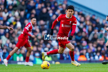 2023-11-25 - Liverpool midfielder Wataru Endo (3) during the English championship Premier League football match between Manchester City and Liverpool on 25 November 2023 at the Etihad Stadium in Manchester, England - FOOTBALL - ENGLISH CHAMP - MANCHESTER CITY V LIVERPOOL - ENGLISH PREMIER LEAGUE - SOCCER