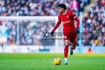 2023-11-25 - Liverpool forward Luis Diaz during the English championship Premier League football match between Manchester City and Liverpool on 25 November 2023 at the Etihad Stadium in Manchester, England - FOOTBALL - ENGLISH CHAMP - MANCHESTER CITY V LIVERPOOL - ENGLISH PREMIER LEAGUE - SOCCER