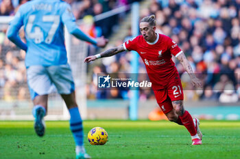 2023-11-25 - Liverpool defender Kostas Tsimikas during the English championship Premier League football match between Manchester City and Liverpool on 25 November 2023 at the Etihad Stadium in Manchester, England - FOOTBALL - ENGLISH CHAMP - MANCHESTER CITY V LIVERPOOL - ENGLISH PREMIER LEAGUE - SOCCER