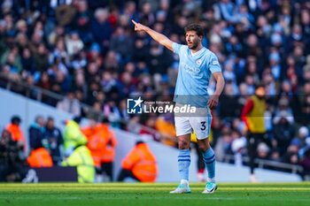 2023-11-25 - Manchester City defender Ruben Dias during the English championship Premier League football match between Manchester City and Liverpool on 25 November 2023 at the Etihad Stadium in Manchester, England - FOOTBALL - ENGLISH CHAMP - MANCHESTER CITY V LIVERPOOL - ENGLISH PREMIER LEAGUE - SOCCER