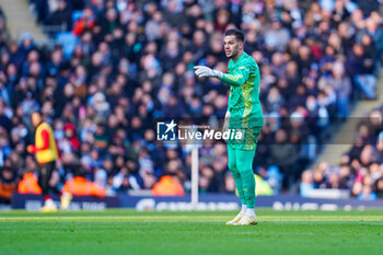 2023-11-25 - Manchester City goalkeeper Ederson during the English championship Premier League football match between Manchester City and Liverpool on 25 November 2023 at the Etihad Stadium in Manchester, England - FOOTBALL - ENGLISH CHAMP - MANCHESTER CITY V LIVERPOOL - ENGLISH PREMIER LEAGUE - SOCCER