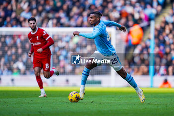 2023-11-25 - Manchester City defender Manuel Akanji during the English championship Premier League football match between Manchester City and Liverpool on 25 November 2023 at the Etihad Stadium in Manchester, England - FOOTBALL - ENGLISH CHAMP - MANCHESTER CITY V LIVERPOOL - ENGLISH PREMIER LEAGUE - SOCCER
