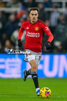 2023-12-02 - Sergio Reguilon of Manchester United during the English championship Premier League football match between Newcastle United and Manchester United on 2 December 2023 at St James’ Park in Newcastle, England - FOOTBALL - ENGLISH CHAMP - NEWCASTLE V MANCHESTER UNITED - ENGLISH PREMIER LEAGUE - SOCCER