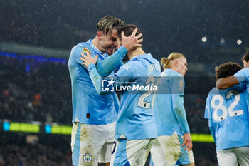 2023-12-03 - Manchester City midfielder Jack Grealish (10) scores a goal and celebrates to make the score 3-2 during the English championship Premier League football match between Manchester City and Tottenham Hotspur on 3 December 2023 at the Etihad Stadium in Manchester, England - FOOTBALL - ENGLISH CHAMP - MANCHESTER CITY V TOTTENHAM - ENGLISH PREMIER LEAGUE - SOCCER