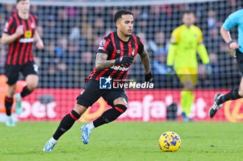 2023-12-03 - Justin Kluivert (19) of AFC Bournemouth during the English championship Premier League football match between Bournemouth and Aston Villa on 3 December 2023 at the Vitality Stadium in Bournemouth, England - FOOTBALL - ENGLISH CHAMP - BOURNEMOUTH V ASTON VILLA - ENGLISH PREMIER LEAGUE - SOCCER