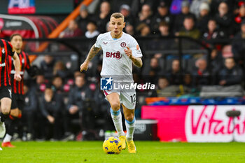 2023-12-03 - Lucas Digne (12) of Aston Villa during the English championship Premier League football match between Bournemouth and Aston Villa on 3 December 2023 at the Vitality Stadium in Bournemouth, England - FOOTBALL - ENGLISH CHAMP - BOURNEMOUTH V ASTON VILLA - ENGLISH PREMIER LEAGUE - SOCCER