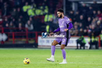 2023-12-06 - Liverpool defender Joe Gomez during the English championship Premier League football match between Sheffield United and Liverpool FC on 6 December 2023 at Bramall Lane in Sheffield, England - FOOTBALL - ENGLISH CHAMP - SHEFFIELD V LIVERPOOL - ENGLISH PREMIER LEAGUE - SOCCER