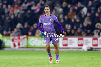 2023-12-06 - Liverpool defender Trent Alexander-Arnold during the English championship Premier League football match between Sheffield United and Liverpool FC on 6 December 2023 at Bramall Lane in Sheffield, England - FOOTBALL - ENGLISH CHAMP - SHEFFIELD V LIVERPOOL - ENGLISH PREMIER LEAGUE - SOCCER