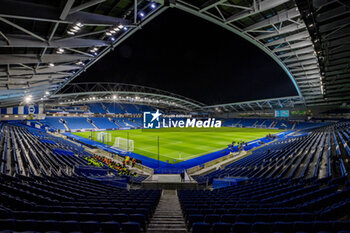 2023-12-06 - General view ahead of the English championship Premier League football match between Brighton and Hove Albion and Brentford on 6 December 2023 at the American Express Stadium in Brighton and Hove, England - FOOTBALL - ENGLISH CHAMP - BRIGHTON V BRENTFORD - ENGLISH PREMIER LEAGUE - SOCCER
