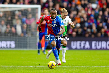 2023-12-09 - Jordan Ayew (9) of Crystal Palace during the English championship Premier League football match between Crystal Palace and Liverpool on 9 December 2023 at Selhurst Park in London, England - FOOTBALL - ENGLISH CHAMP - CRYSTAL PALACE V LIVERPOOL - ENGLISH PREMIER LEAGUE - SOCCER