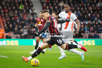 2023-12-16 - Bournemouth midfielder Marcus Tavernier during the English championship Premier League football match between Bournemouth and Luton Town on 16 December 2023 at the Vitality Stadium in Bournemouth, England - FOOTBALL - ENGLISH CHAMP - BOURNEMOUTH V LUTON TOWN - ENGLISH PREMIER LEAGUE - SOCCER