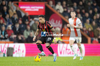 2023-12-16 - Bournemouth forward Justin Kluivert during the English championship Premier League football match between Bournemouth and Luton Town on 16 December 2023 at the Vitality Stadium in Bournemouth, England - FOOTBALL - ENGLISH CHAMP - BOURNEMOUTH V LUTON TOWN - ENGLISH PREMIER LEAGUE - SOCCER