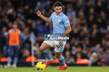 2023-12-16 - Julian Alvarez of Manchester City during the English championship Premier League football match between Manchester City and Crystal Palace on 16 December 2023 at the Etihad Stadium in Manchester, England - FOOTBALL - ENGLISH CHAMP - MANCHESTER CITY V CRYSTAL PALACE - ENGLISH PREMIER LEAGUE - SOCCER